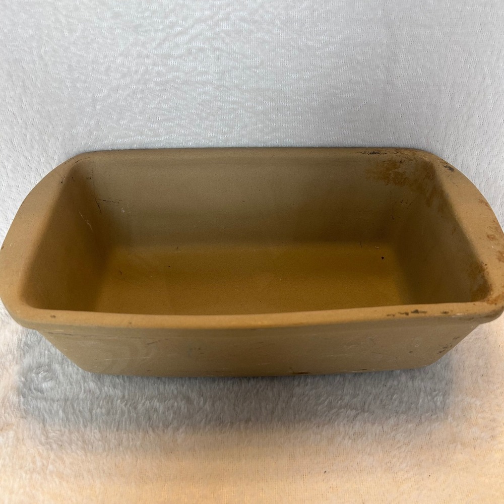 Pampered Chef Stoneware Loaf Pan Baking Dish USA 066